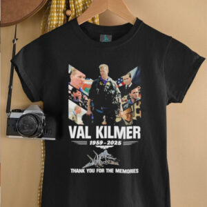 Official Val Kilmer Thank You For The Memories 1959 2025 Signature T shirts