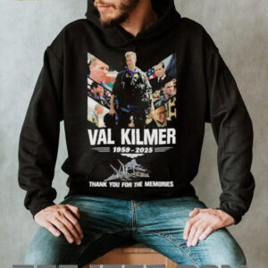 Official Val Kilmer Thank You For The Memories 1959 2025 Signature T shirts2