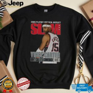 Official Vince Carter New Jersey Nets Mitchell Ness Dont Call It A Comeback SLAM T Shirt4