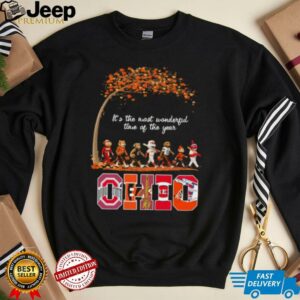 Ohio Sports Teams Mascot Abbey Road It’s The Most Wonderful Time Of The Year Shirt