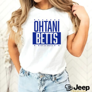 Ohtani Betts for Los Angeles Dodgers shirt