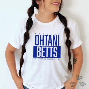 Ohtani Betts for Los Angeles Dodgers shirt