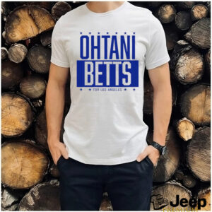 Ohtani Betts for Los Angeles Dodgers shirt2