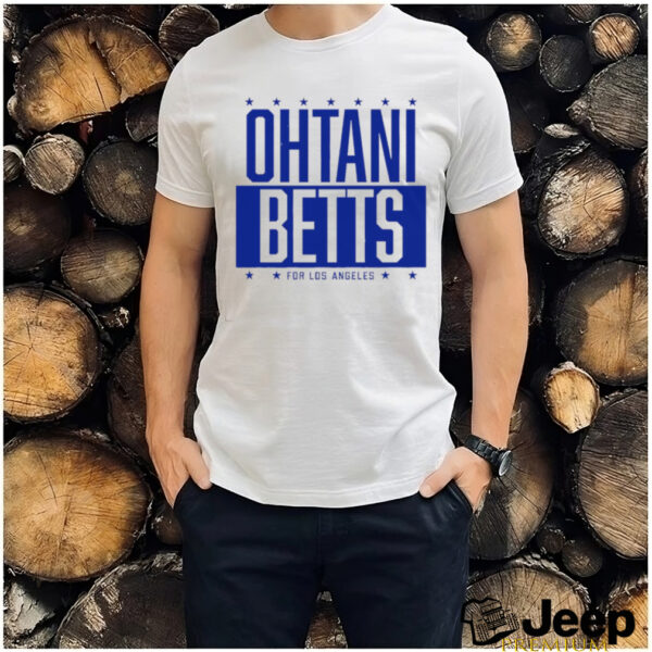 Ohtani Betts for Los Angeles Dodgers shirt