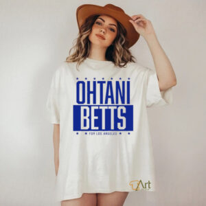Ohtani Betts for Los Angeles Dodgers shirt3