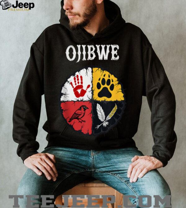 Ojibwe Native American Medicine Wheel Shirt