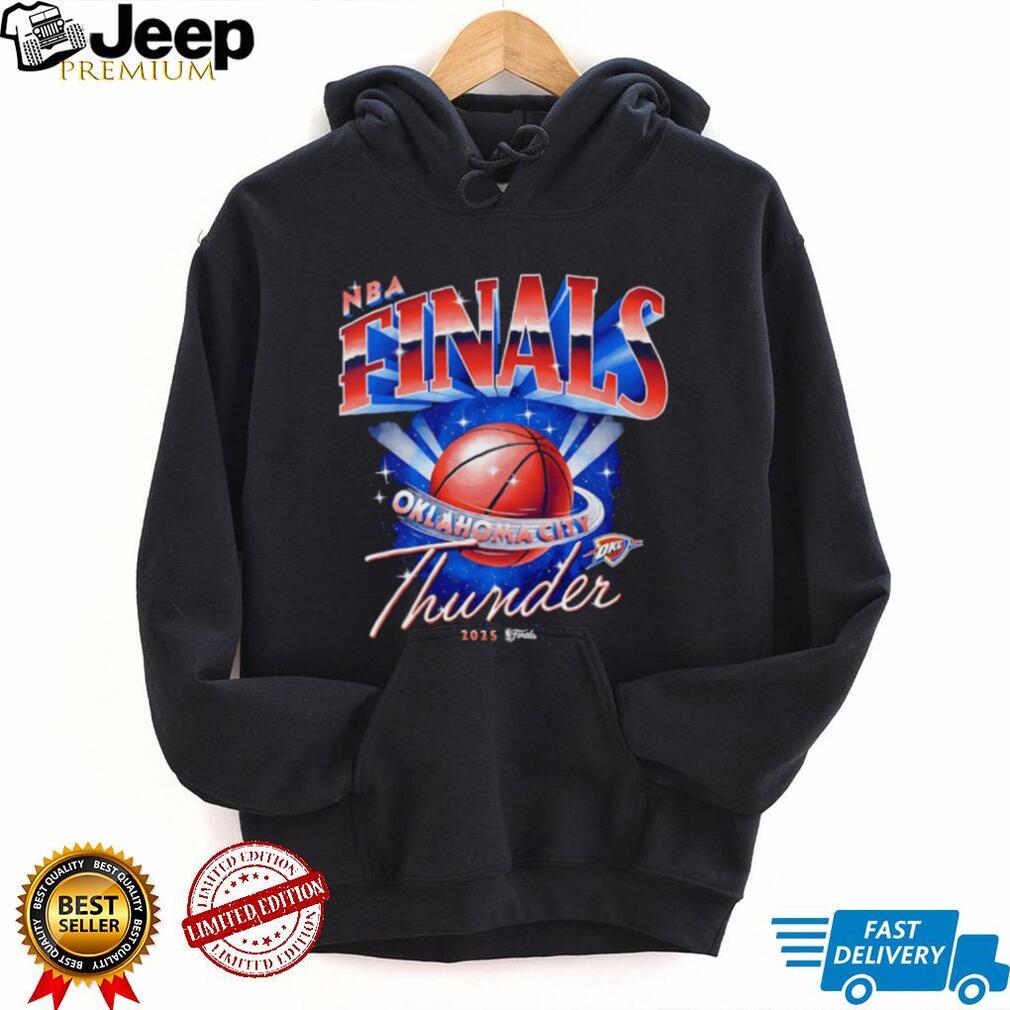 Okc Thunder 2025 NBA Finals space shirt Okc Thunder 2025 NBA Finals space shirt