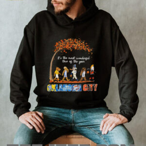 Oklahoma City Sports Teams Mascot Abbey Road It’s The Most Wonderful Time Of The Year Shirt