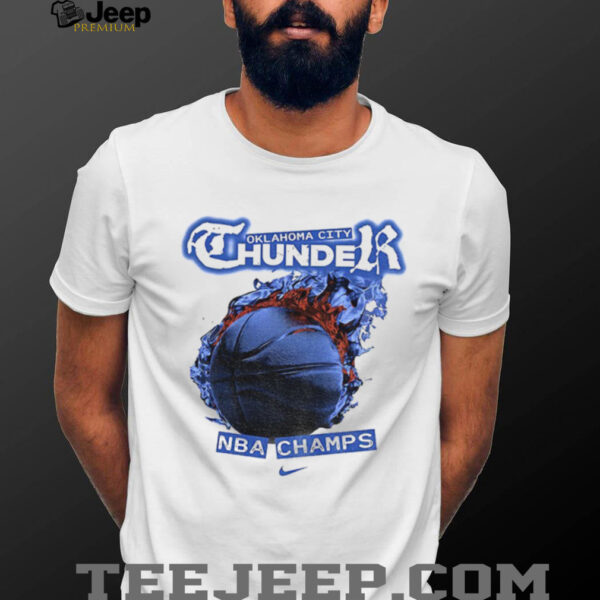 Oklahoma City Thunder 2025 NBA Finals Champions shirt