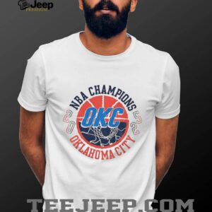 Oklahoma City Thunder Basketball 2025 NBA Finals Champions Tunnel Vision shirt