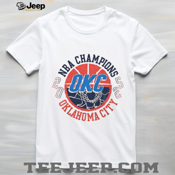 Oklahoma City Thunder Basketball 2025 NBA Finals Champions Tunnel Vision shirt