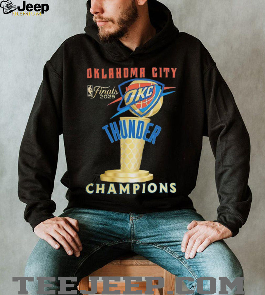 Oklahoma City Thunder Finals 2025 Champions Shirt back