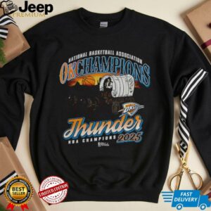 Oklahoma City Thunder NBA Finals National Basketball Champs vintage 2025 shirt