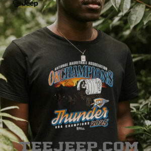 Oklahoma City Thunder NBA Finals National Basketball Champs vintage 2025 shirt