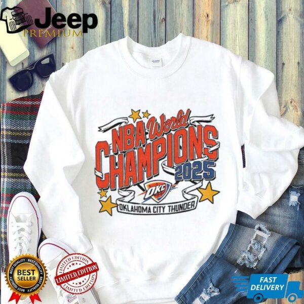 Oklahoma City Thunder NBA World Finals Champions 2025 vintage shirt