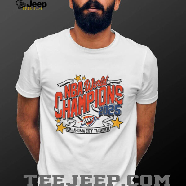 Oklahoma City Thunder NBA World Finals Champions 2025 vintage shirt