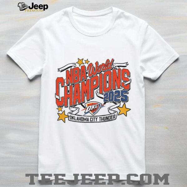 Oklahoma City Thunder NBA World Finals Champions 2025 vintage shirt