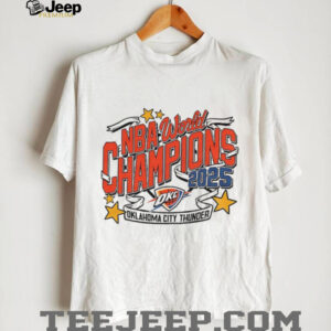 Oklahoma City Thunder NBA World Finals Champions 2025 vintage shirt