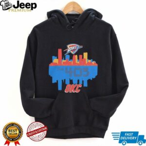 Oklahoma City Thunder the 405 city skyline shirt