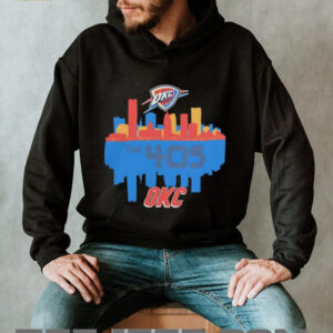 Oklahoma City Thunder the 405 city skyline shirt