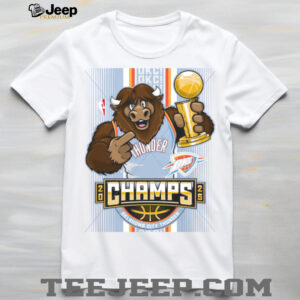 Oklahoma City Thunder's victory in the 2025 NBA Finals Shirt
