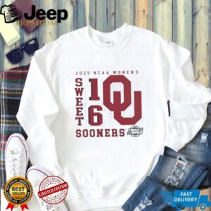 Oklahoma Sooners 2025 NCAA Womens Basketball Tournament March Madness Sweet 16 No Look Pass shirt3