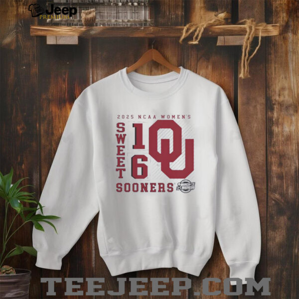 Oklahoma Sooners 2025 NCAA Women’s Basketball Tournament March Madness Sweet 16 No Look Pass shirt