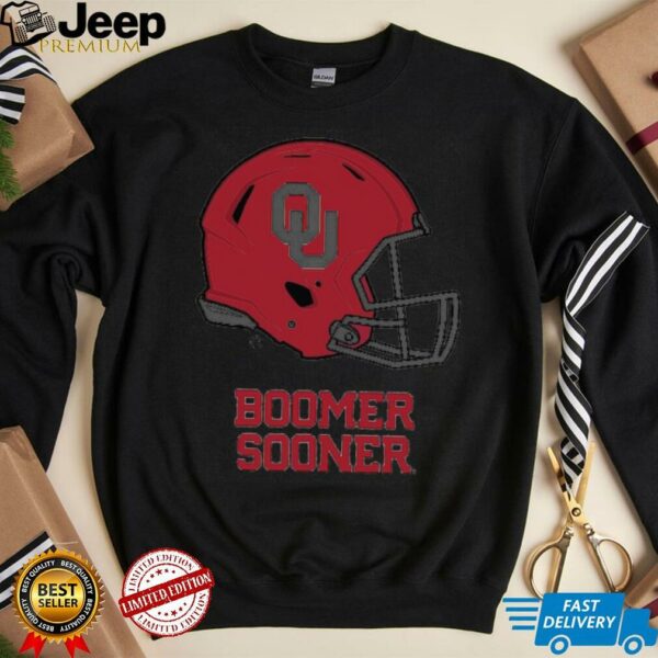 Oklahoma Sooners Infant Dripping Football Helmet T Shirt