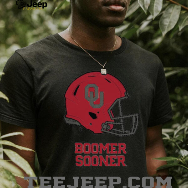 Oklahoma Sooners Infant Dripping Football Helmet T Shirt