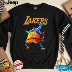 One Piece Jinbe Los Angeles Lakers NBA shirt