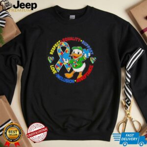 Oregon Ducks Autism Awareness Respect Euqality Support Love Inclusion Acceptance shirt5