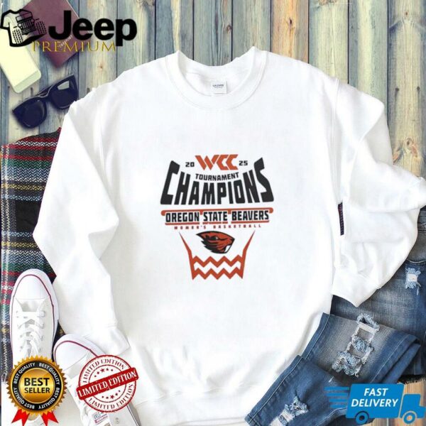 Oregon State Beavers WCC Womens Basketball Conference Tournament Champions 2025 shirt