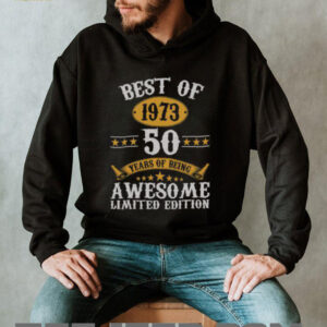 Original Best Of 1973 Awesome 50 Years Old T Shirt2