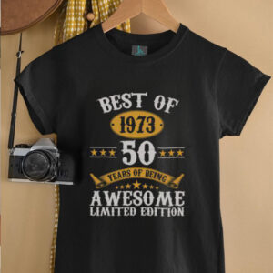Original Best Of 1973 Awesome 50 Years Old T Shirt5