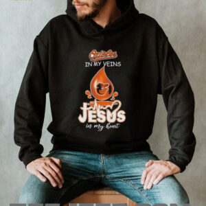 Orioles in my veins Jesus in my heart shirt5
