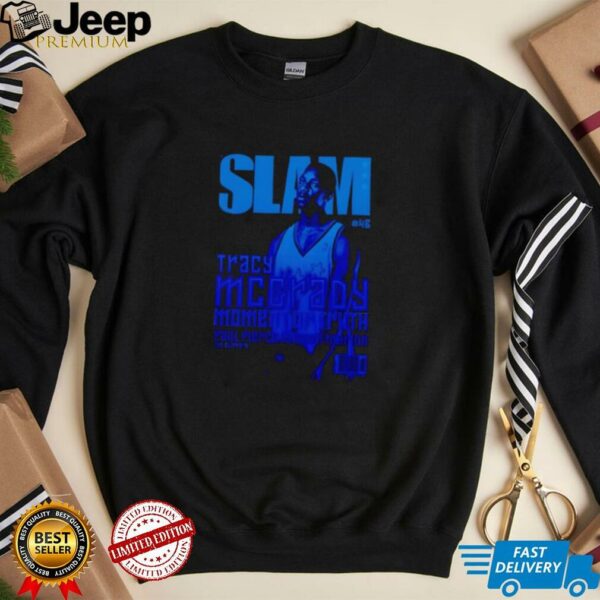 Orlando Magic Tracy McGrady Black SLAM Gradient shirt