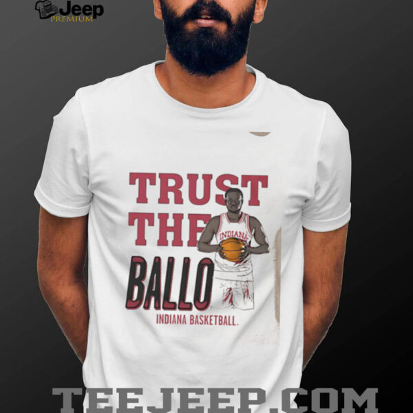 Oumar Ballo Trust the Ballo Indiana basketball shirt