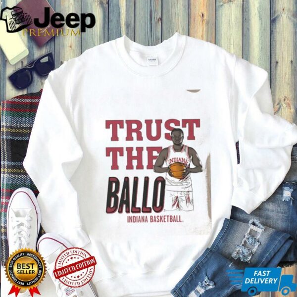 Oumar Ballo Trust the Ballo Indiana basketball shirt