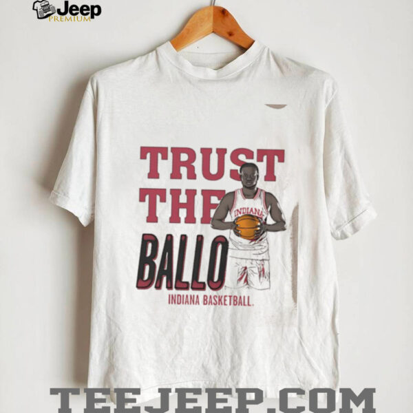 Oumar Ballo Trust the Ballo Indiana basketball shirt