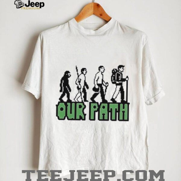 Our path evolution shirt