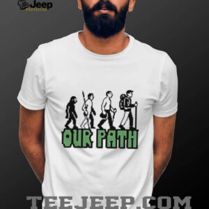 Our path evolution shirt