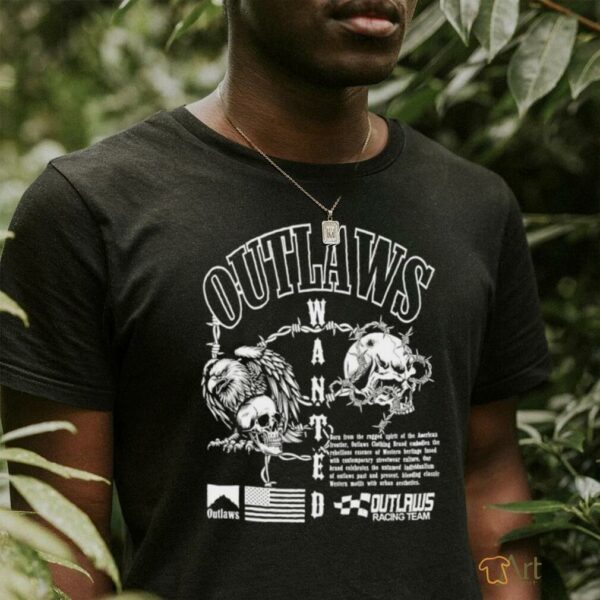 Outlaws Barbed wire Skull Tee