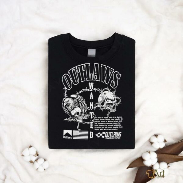 Outlaws Barbed wire Skull Tee