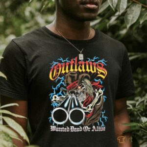 Outlaws Lightning Cowboy Shirt0