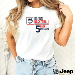Paige Bueckers 5 Name Stack UConn Huskies shirt