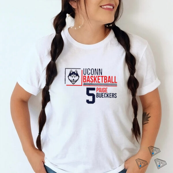 Paige Bueckers 5 Name Stack UConn Huskies shirt