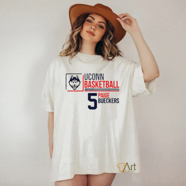 Paige Bueckers 5 Name Stack UConn Huskies shirt
