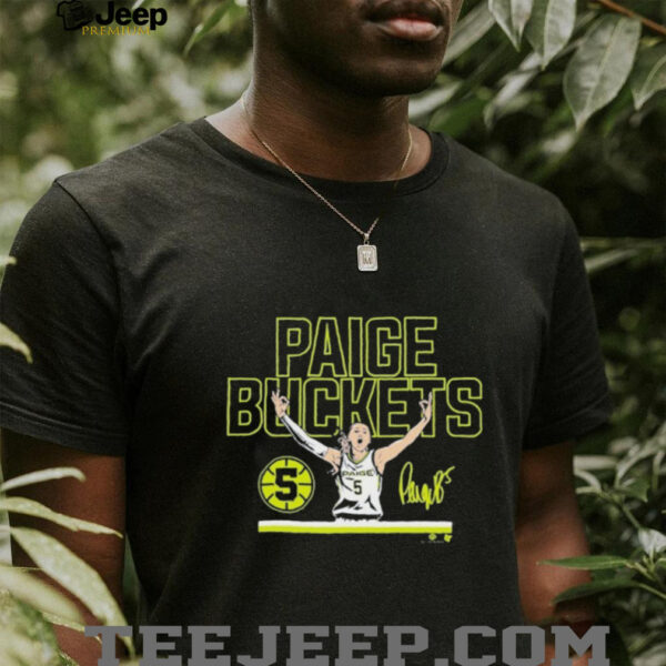 Paige Bueckers Buckets Stripe T shirts