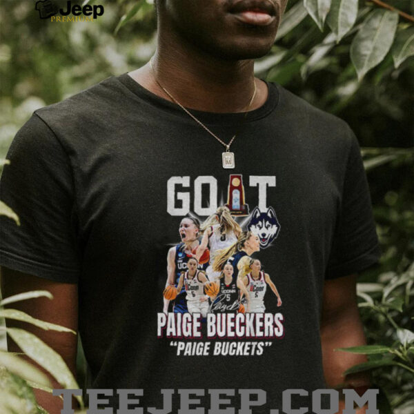 Paige Bueckers Paige Buckers Uconn Huskies Goat NCAA women’s basketball signature shirt