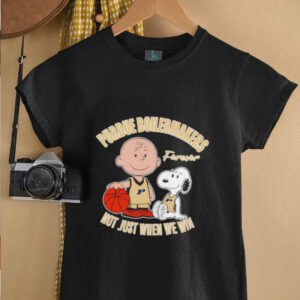 Peanuts Purdue Boilermakers basketball forever not just when we win shirt3